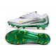 Nike Phantom 6 Elite Low Gras Football Boots White Green Silver