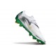 Nike Phantom 6 Elite Low Gras Football Boots White Green Silver