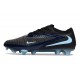 Nike Phantom 6 Elite Low Gras Football Boots Black Blue
