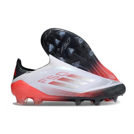 adidas F50 LL Elite FG Soccer Shoes White Black Red
