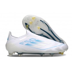 adidas F50 LL Elite FG Soccer Shoes White Pearl Met. Blue