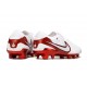 New Nike Tiempo Legend X Elite FG White Bright Crimson