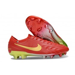 New Nike Tiempo Legend X Elite FG Red Gold