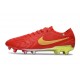 New Nike Tiempo Legend X Elite FG Red Gold