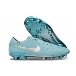 New Nike Tiempo Legend X Elite FG Blue Silver