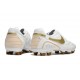New Nike Tiempo Legend X Elite FG R10 White Gold