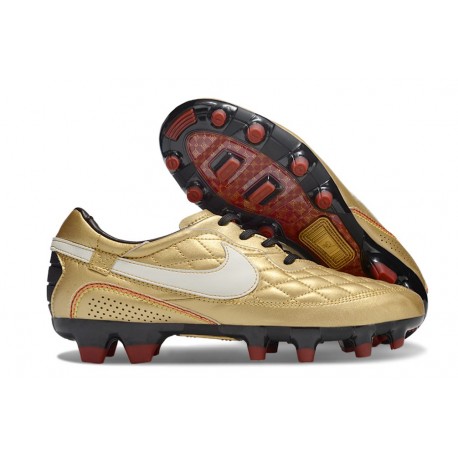 New Nike Tiempo Legend X Elite FG R10 Golden White
