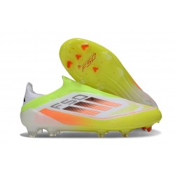 New adidas F50 Laceless Elite FG Yellow Orange