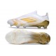 New adidas F50 Laceless Elite FG Ftwr White Gold Met