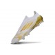 New adidas F50 Laceless Elite FG Ftwr White Gold Met