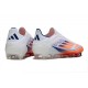 adidas F50 Laceless Elite FG Advancement - White Solar Red Lucid Blue