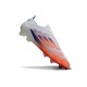 adidas F50 Laceless Elite FG Advancement - White Solar Red Lucid Blue