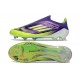 New adidas F50 Laceless Elite FG Unity Purple Solar Yellow