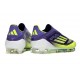 New adidas F50 Laceless Elite FG Unity Purple Solar Yellow