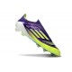 New adidas F50 Laceless Elite FG Unity Purple Solar Yellow