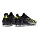 New adidas F50 Laceless Elite FG Core Black Iron Met. Lucid Lemon