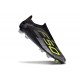 New adidas F50 Laceless Elite FG Core Black Iron Met. Lucid Lemon