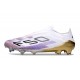 New adidas F50 Laceless Elite FG White Purple Black