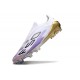 New adidas F50 Laceless Elite FG White Purple Black
