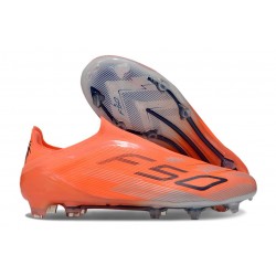 New adidas F50 Laceless Elite FG Orange Black