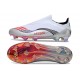 adidas F50 Laceless Elite FG X MESSI Ftwr White Lucid Red Silver Met.