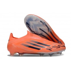 New adidas F50 Laceless Elite FG Orange Black