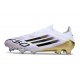 New adidas F50 Laceless Elite FG White Core Black Met Gold