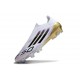 New adidas F50 Laceless Elite FG White Core Black Met Gold