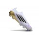 New adidas F50 Laceless Elite FG White Core Black Met Gold