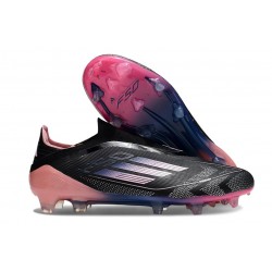 New adidas F50 Laceless Elite FG Black Pink