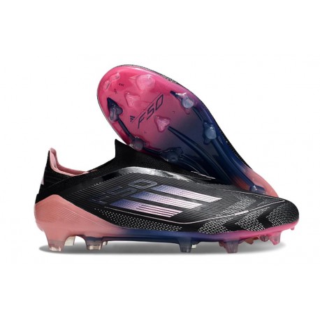 New adidas F50 Laceless Elite FG Black Pink