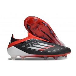 New adidas F50 Laceless Elite FG Black Red White