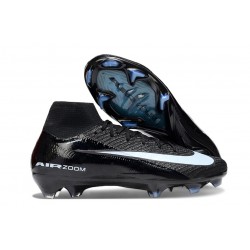 Nike Air Zoom Mercurial Superfly X Elite FG Black Ice Blue