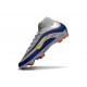 Nike Air Zoom Mercurial Superfly X Elite FG Silver Blue Yellow