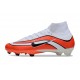 Nike Air Zoom Mercurial Superfly X Elite FG Red White Black