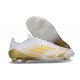 adidas F50 Elite FG Firm Ground Ftwr White Gold Met