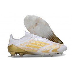 adidas F50 Elite FG Firm Ground Ftwr White Gold Met