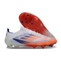 adidas F50 Elite FG Firm Ground Advancement - White Solar Red Lucid Blue
