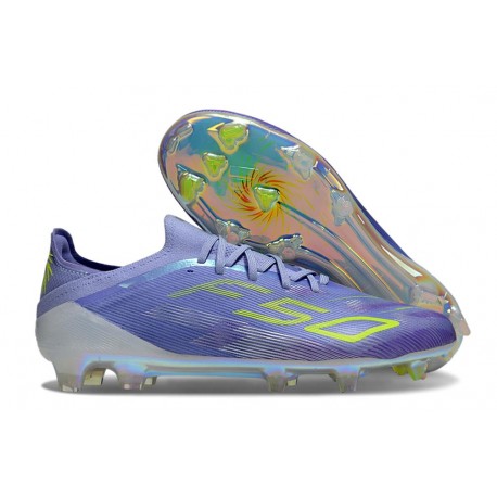 adidas F50 Elite FG Firm Ground Purple Rush Lucid Lemon