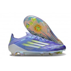 News adidas F50 Elite FG Purple Rush Lucid Lemon White