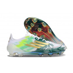 News adidas F50 Elite FG White Green Gold