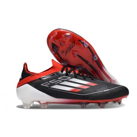 News adidas F50 Elite FG Black Red White