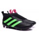 New 2016 adidas Ace16+ Purecontrol FG Soccer Boots Black Green