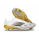 adidas F50+ FG Boots Ftwr White Black Gold Met