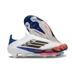 Adidas F50 Elite Laceless X Son FG White Black Bright Red