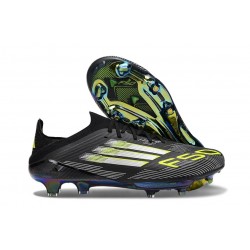 adidas F50+ FG Boots Core Black Iron Met. Lucid Lemon