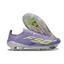 adidas F50+ FG Boots Purple Yellow