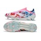 New adidas F50 Laceless Elite FG White Pink Blue
