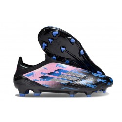 New adidas F50 Laceless Elite FG Black Pink Blue