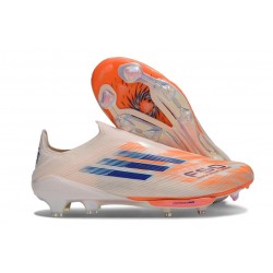 New adidas F50+ Laceless FG Orange Blue